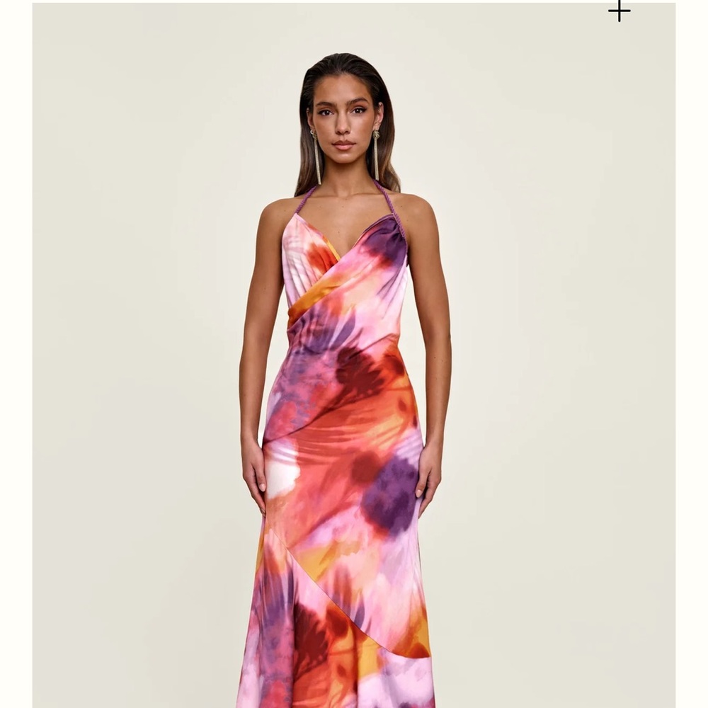 NWT Andrea Iyamah TIRO DRESS in DANDI PRINT - Picture 3 of 9